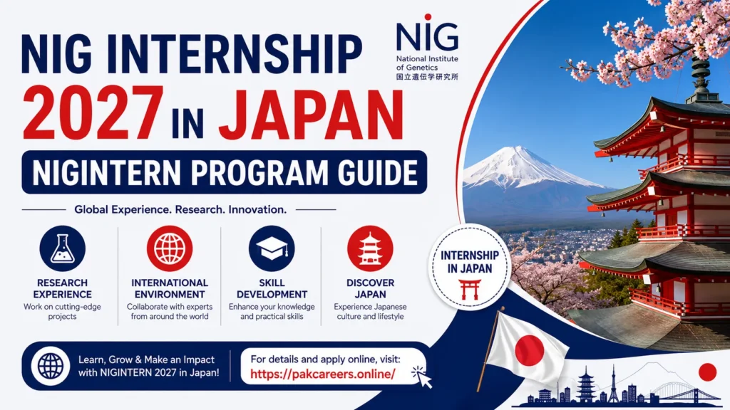 NIG Internship 2027 in Japan NIGINTERN Program Guide